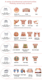 Cryotherapy Body Sculpting Machine Probes